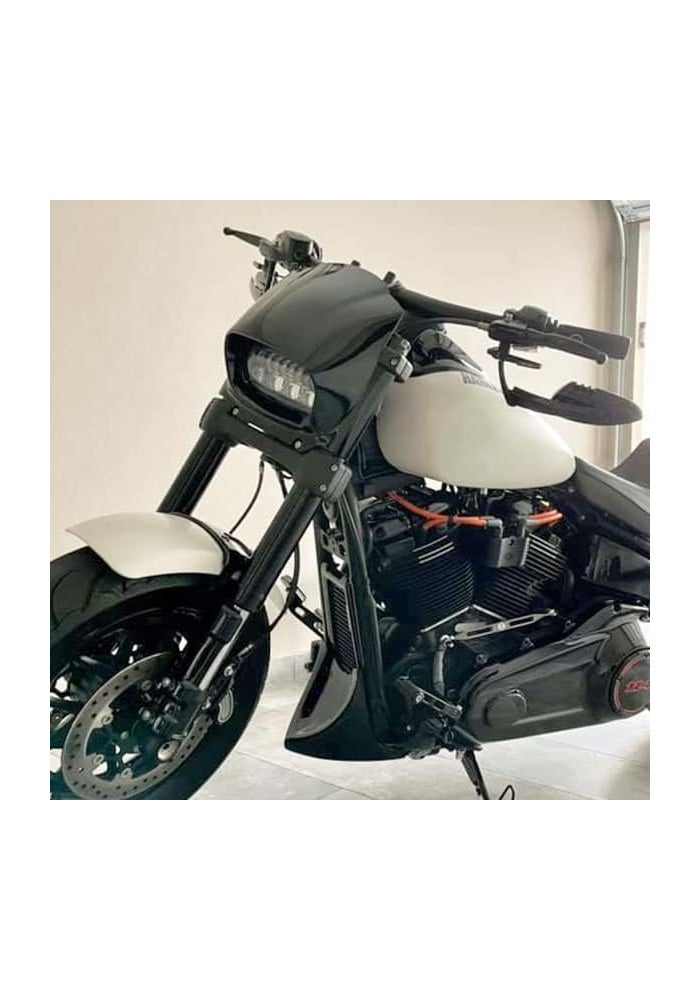H RUO Headlight Fairing Cover for Harley Softail Fat Bob FXFB FXFBS M8 (2018-2021) - Image 3