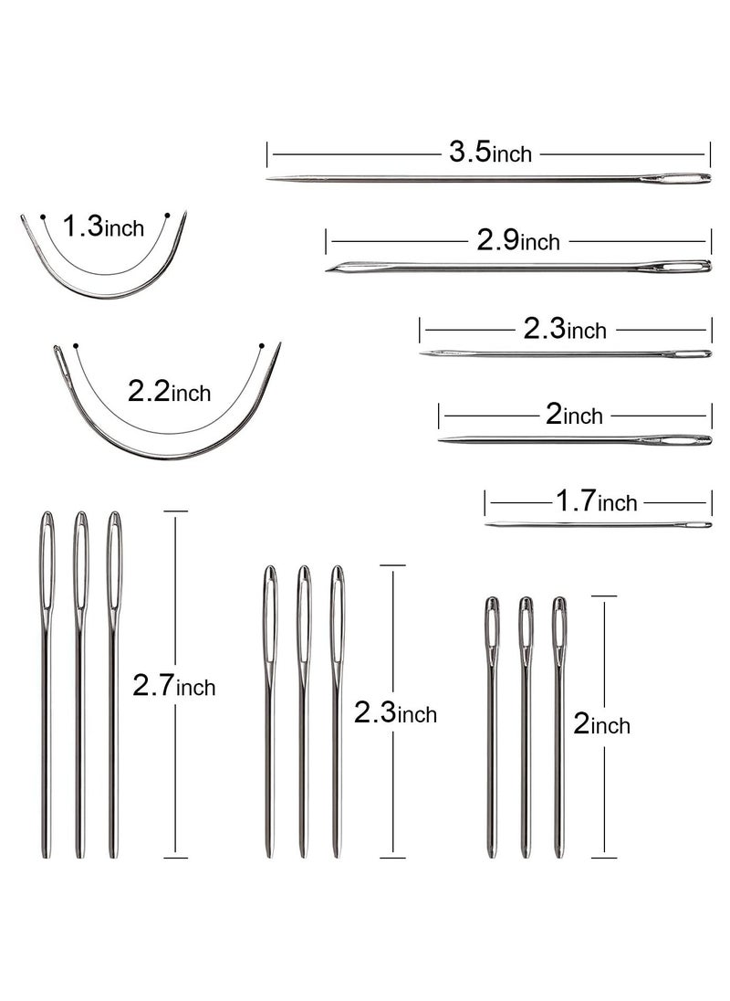 SYOSI Embroidery Patterns Punch Needle Kit Craft Tool Embroidery Pen Set Multi Color 29Pcs  - Image 2