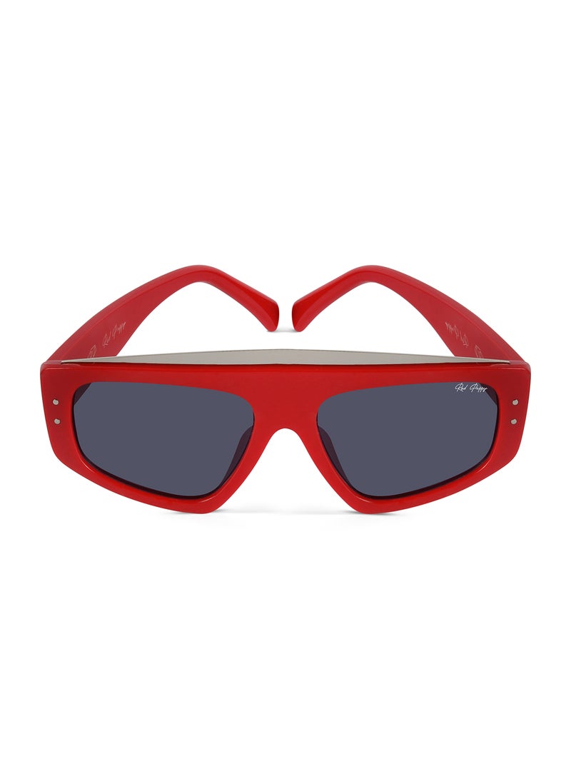 Woggles Stylish Red Rectangle Sunglasses|100% UV Protected| Men & Women - Image 1