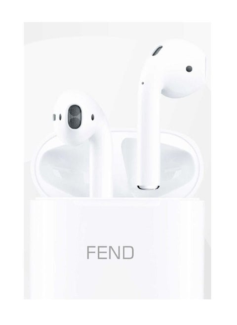 Fend FW 6 Bluetooth Earphone with Mic Superior Sound Quality Lightweight and Secure Fit Ideal for Work Travel and Sports Compatible with iOS and Android Mobiles and Tablet PC Laptops