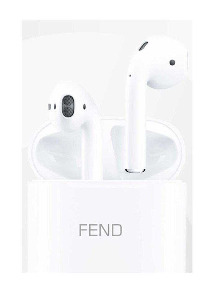 FEND Fend FW 6 Bluetooth Earphone with Mic Superior Sound Quality Lightweight and Secure Fit Ideal for Work Travel and Sports Compatible with iOS and Android Mobiles and Tablet PC Laptops  - Image 1