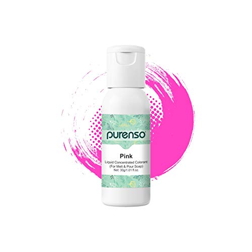 Purenso Select - Liquid Concentrated Colorant - Pink, 30g I for Melt & Pour Soap - Image 1