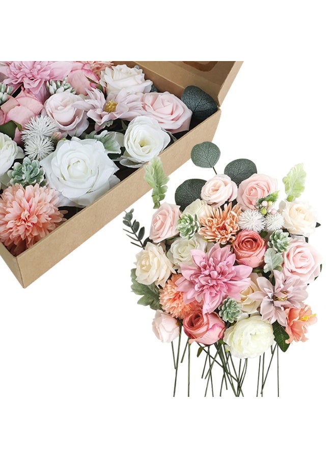 Realistic Flower Box - Essential Bouquet for Birthdays and Proposals