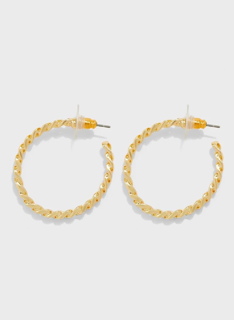 PARFOIS Hoop Fever Medium Hoop Earrings