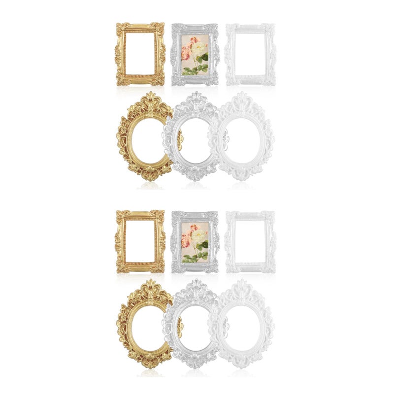 12 pcs Photo Frame Design Phone Shell Decor Accessories Crafts Making Materials - Image 2