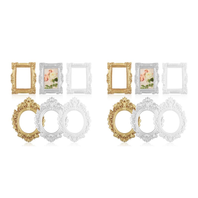 12 pcs Photo Frame Design Phone Shell Decor Accessories Crafts Making Materials - Image 5