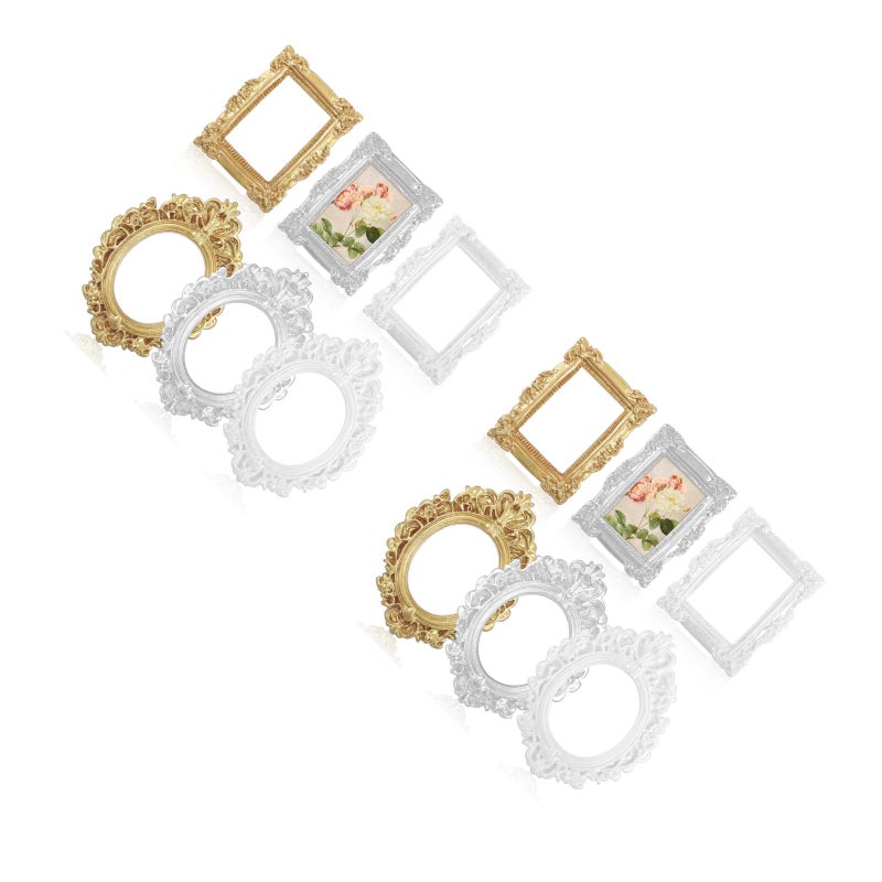 12 pcs Photo Frame Design Phone Shell Decor Accessories Crafts Making Materials - Image 4