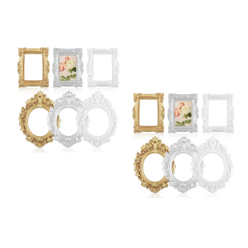 12 pcs Photo Frame Design Phone Shell Decor Accessories Crafts Making Materials - Image 1