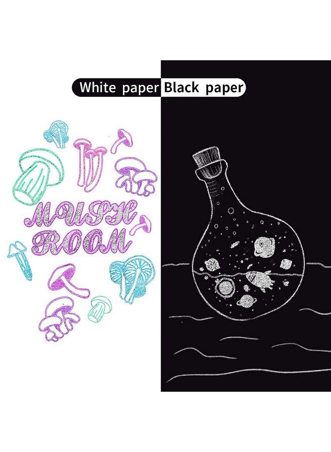 Aen Art Double Line Outline Pens 26 Colors Shimmer Outline Marker For Pumpkin Painting Selfoutline Metallic Markers. Perfect For Doodling Drawing And Calligraphy - Image 4