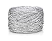 Esuikelut Metallic Glitter Yarn for Crochet Knitting Fine 2 Light Weight Worsted for Crochet Knitting 35g 123oz 145 Yards Soft Craft Sparkle Yarn Silver - Image 2