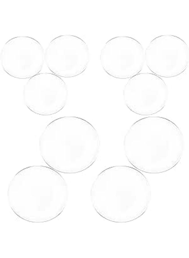 10 Pcs 42mm Flat Convex VR Headset Replacement Lenses Compatible with 3D Glasses - Image 1