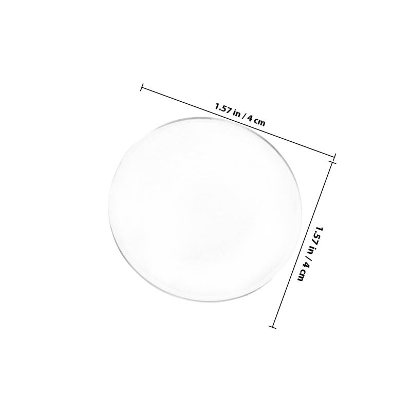 10 Pcs 42mm Flat Convex VR Headset Replacement Lenses Compatible with 3D Glasses - Image 3