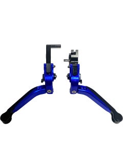 CSR Brake and Clutch Lever R25 Folding Blue (Em) 