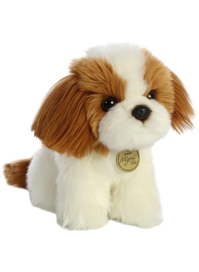Aurora® Adorable Miyoni® Tots Shih Tzu Pup Stuffed Animal - Lifelike Detail - Cherished Companionship - Brown 11 Inches - Image 5