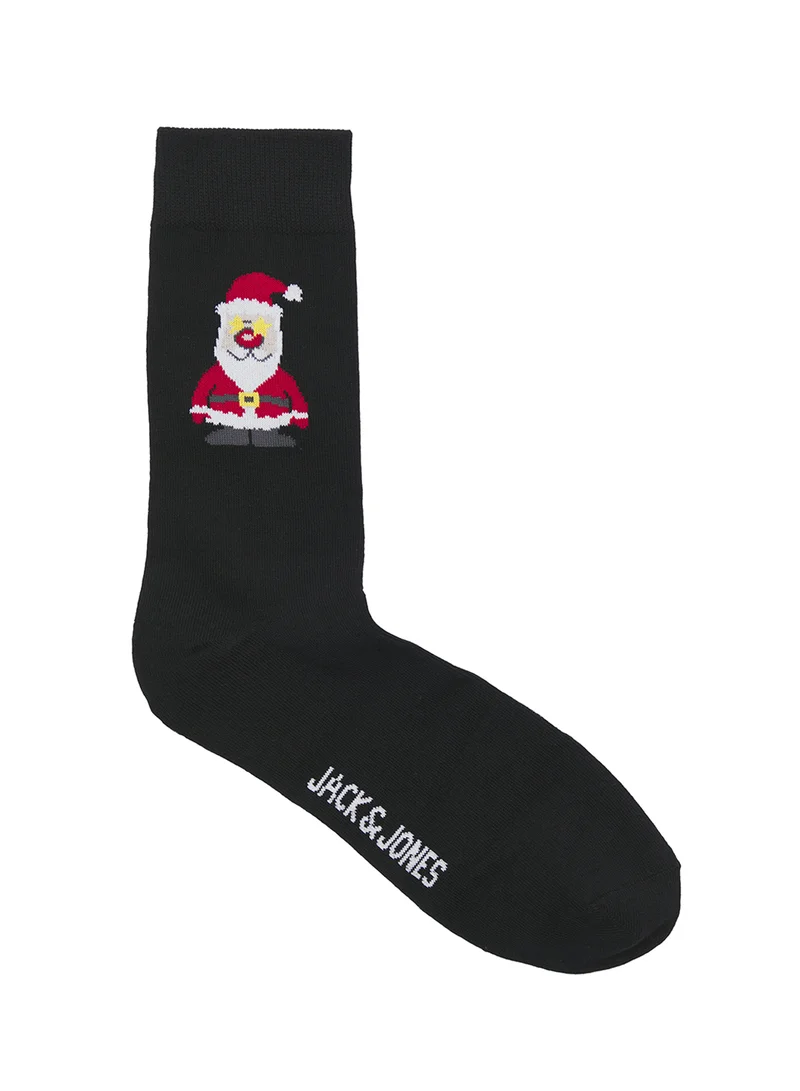 JACK & JONES 5 Pack Christmas Printed Socks