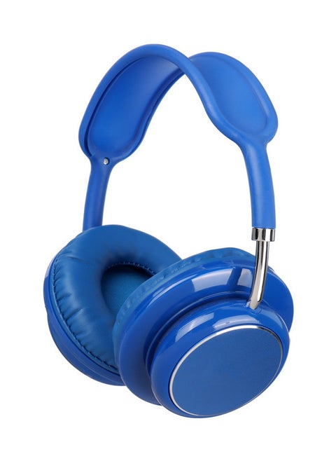 Wireless Headphone with Mic, J-07, On-Ear Portable Bluetooth Headset, Support SD Card, Aux Port, 40mm Driver, Hi-Fi Music & Deep Bass (BLUE)