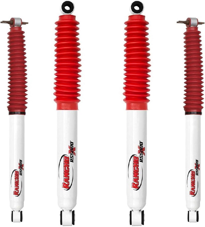 Rancho RS5000X Series Set of Front & Rear Shocks for 1988-1999 K1500 K2500 K3500 with 0" Lift