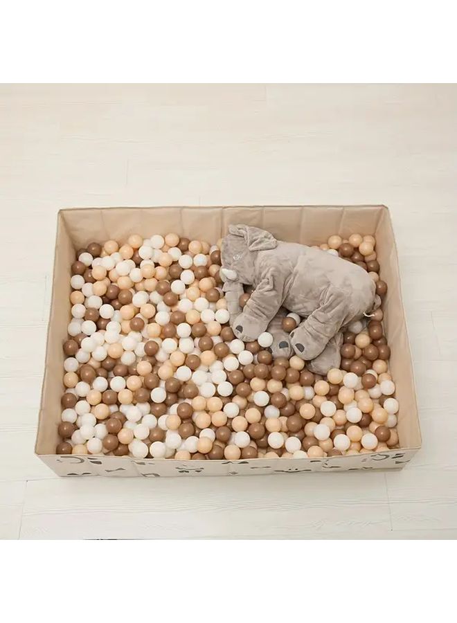 100 Pcs Orange Caramel Plastic Balls for Toddlers Sensory Play Pool Ball Pits - Image 5