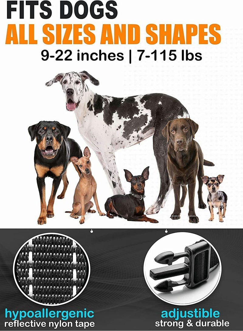 Dog Bark Collar For Large Small Medium Dogs 5-150 Lbs No Shock no with Smart Sensitivity  Intensity Beep Vibration Release Anti Barking Behavior Training Device - Image 5