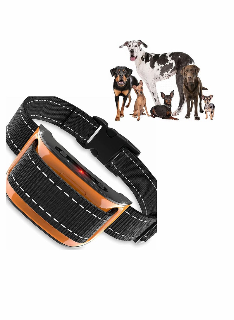 Dog Bark Collar For Large Small Medium Dogs 5-150 Lbs No Shock no with Smart Sensitivity  Intensity Beep Vibration Release Anti Barking Behavior Training Device - Image 1