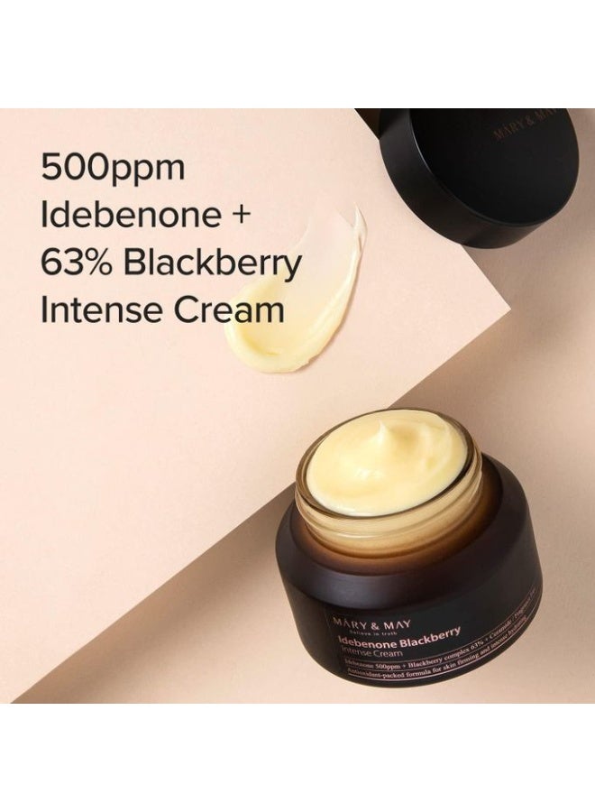 MARY & MAY Idebenone Blackberry Intense Cream - 70g - Image 2