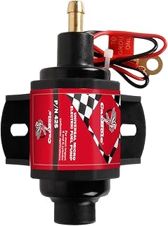 CarBole Gasoline fuel pump Electric Fuel Pump Universal 5/16 inch Inlet and Outlet 12V 1-2A 42GPH 2-3.5P.S.I. Operating - Image 1