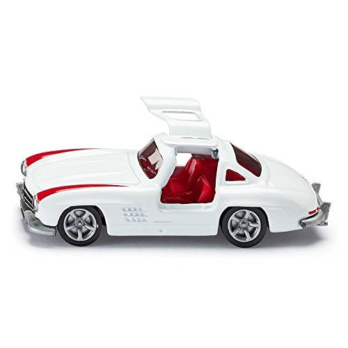 Siku 1470 MercedesBenz 300 SL MetalPlastic WhiteRed Toy car for Children Opening Gull Wing Doors - Image 1