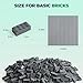 HUIZDQ 500 Piece Classic Building Bricks and 1 Gray Baseplate 2x4 Bricks Bulk Creative Building Toys Blocks Bulk for Kids Ages 6 Dark GraySmall Bricks 125x062x047 in - Image 4