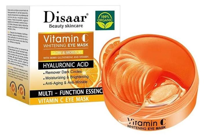Disaar Vitamin C Whitening Eye Mask 60 Patch - Image 1
