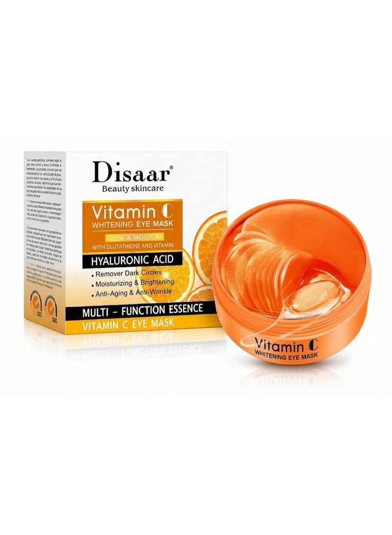 Disaar Vitamin C Whitening Eye Mask 60 Patch - Image 1