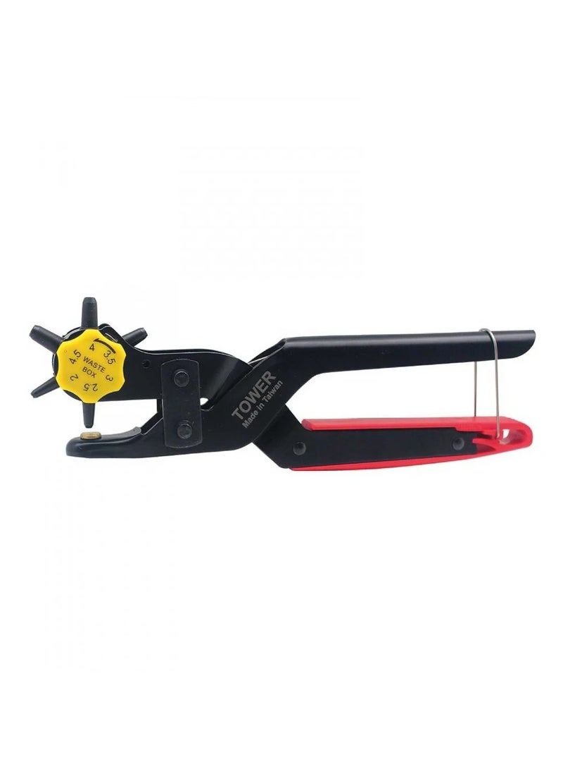 Generic Leather Punch Tool, Heavy Duty Belt Punch Tool, Multi-Size - 2mm to 4.5mm for Belts, Shoes, Cards, Crafts, Fabric, Bags, Soft Plastic - Tower - Taiwan  - Image 1