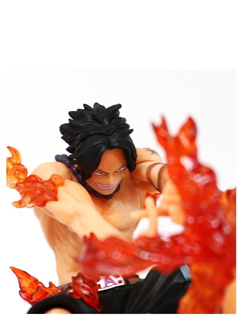 One Piece Anime Figure – Portgas D. Ace Statue with High-Resolution Realistic Flame Design, Decorative Figurine for Collectors and Anime & Game Fans - Image 5