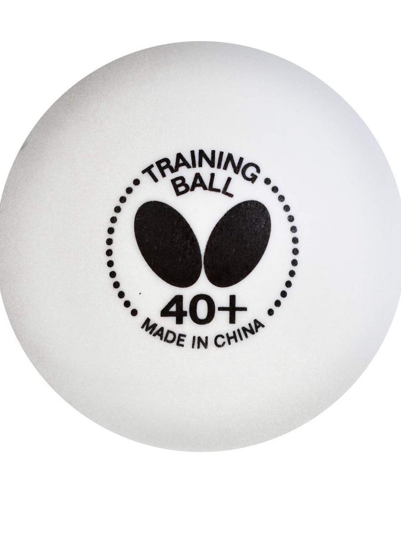 Butterfly Three Star 40+ Table Tennis Training Ball (Pack Of 120 Pcs) (White) 4906901206700 - Image 3