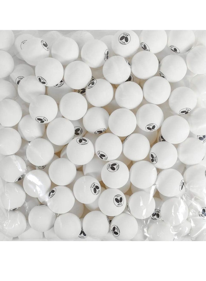 Butterfly Three Star 40+ Table Tennis Training Ball (Pack Of 120 Pcs) (White) 4906901206700 - Image 4
