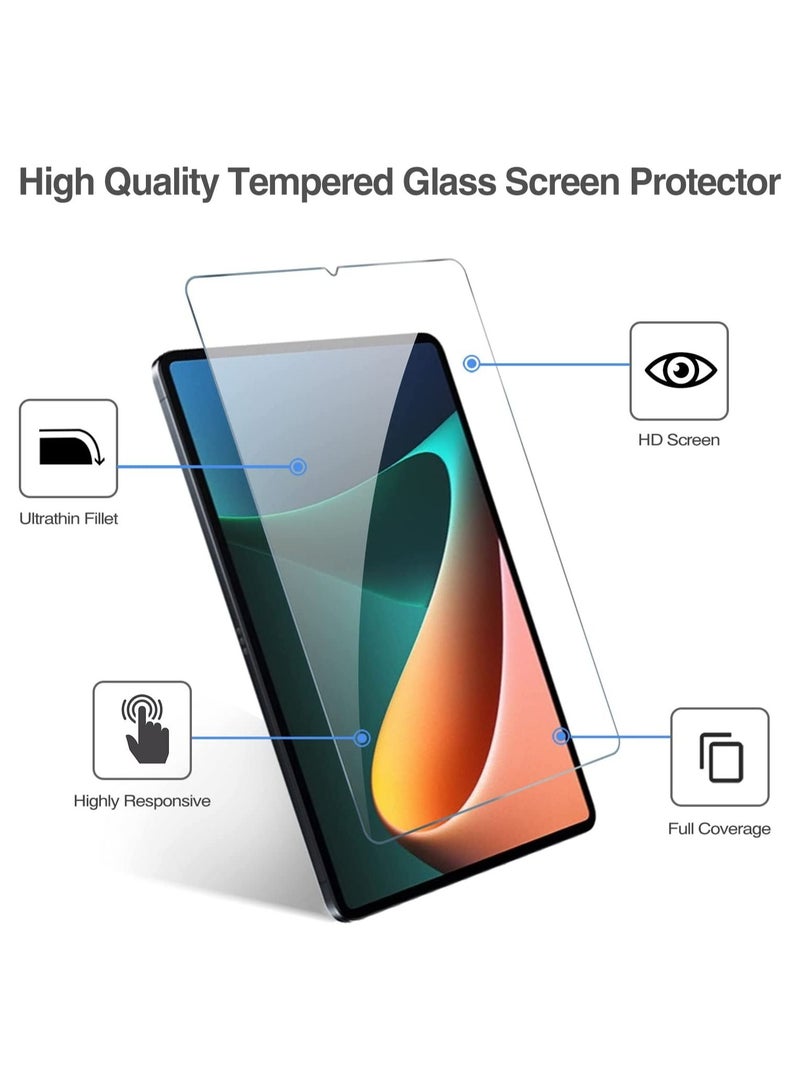 Procases [2 Pack] ProCase Screen Protector for Xiaomi Pad 5 / Pad 5 Pro 11" 2021, Tempered Glass Screen Film Guard for Xiaomi Mi Pad 5 /Pad 5 Pro 11" 2021 Release - Image 2