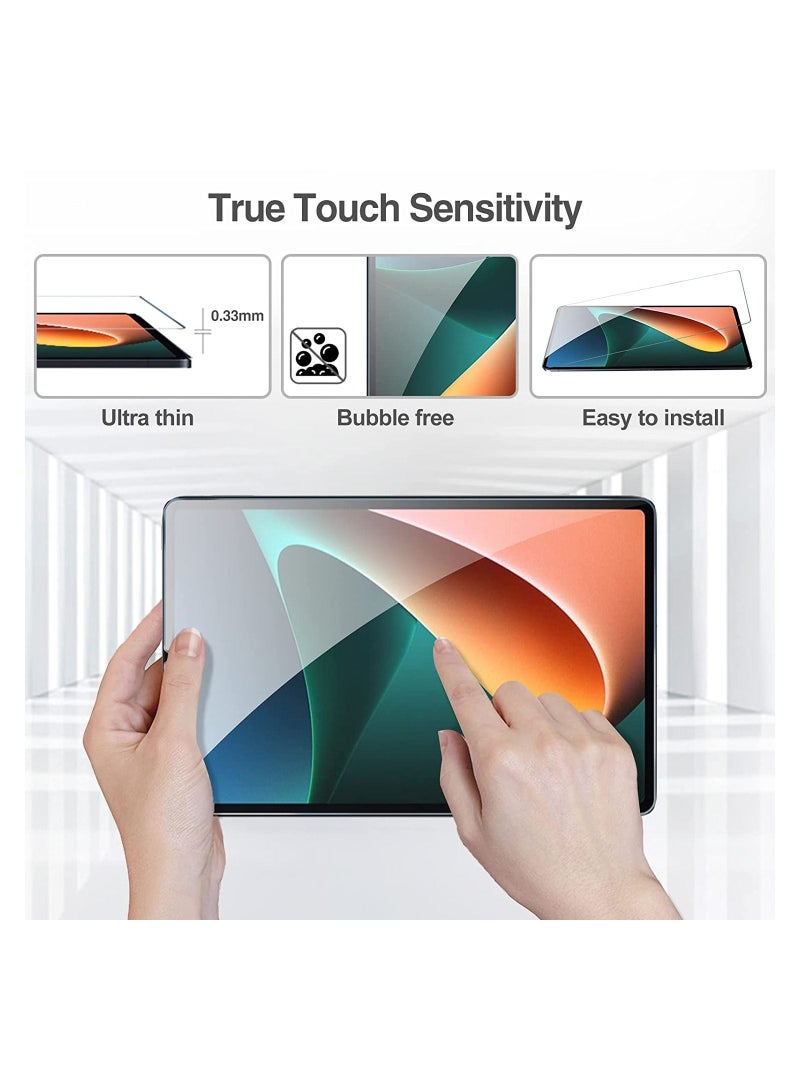 Procases [2 Pack] ProCase Screen Protector for Xiaomi Pad 5 / Pad 5 Pro 11" 2021, Tempered Glass Screen Film Guard for Xiaomi Mi Pad 5 /Pad 5 Pro 11" 2021 Release - Image 3
