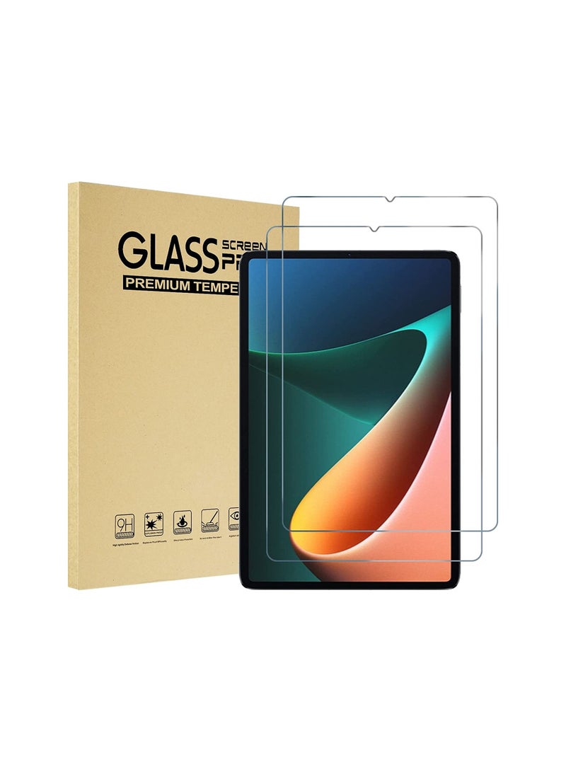 Procases [2 Pack] ProCase Screen Protector for Xiaomi Pad 5 / Pad 5 Pro 11" 2021, Tempered Glass Screen Film Guard for Xiaomi Mi Pad 5 /Pad 5 Pro 11" 2021 Release - Image 1