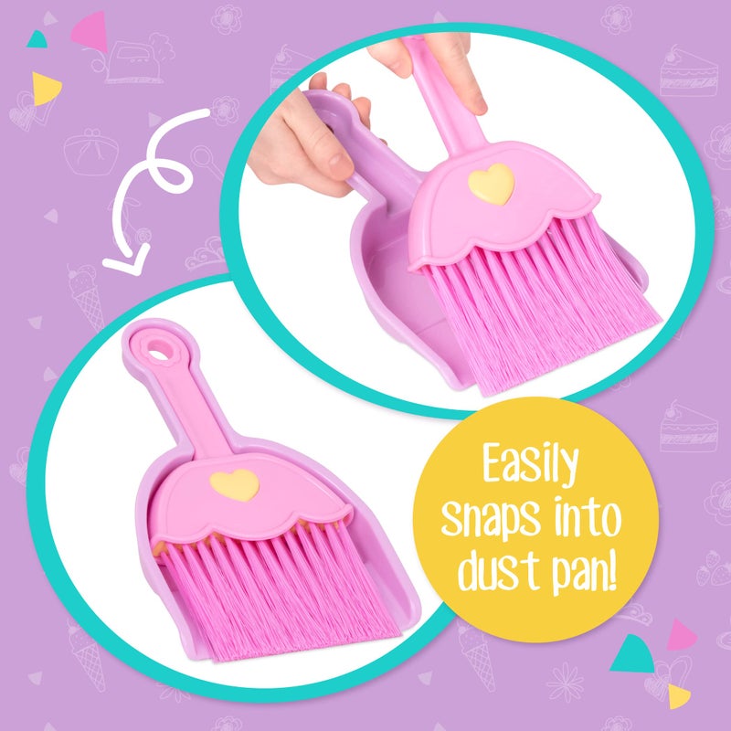 Battat â€“ Play Circle â€“ Broom & Hand Broom â€“ Dustpan Accessory â€“ House Cleaning Toys â€“ Pretend Play â€“ Mighty Tidy Sweep Set â€“ 3+ Years - Image 4