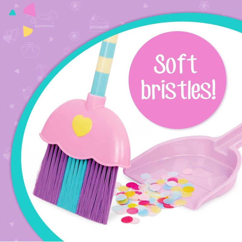 Battat â€“ Play Circle â€“ Broom & Hand Broom â€“ Dustpan Accessory â€“ House Cleaning Toys â€“ Pretend Play â€“ Mighty Tidy Sweep Set â€“ 3+ Years - Image 3