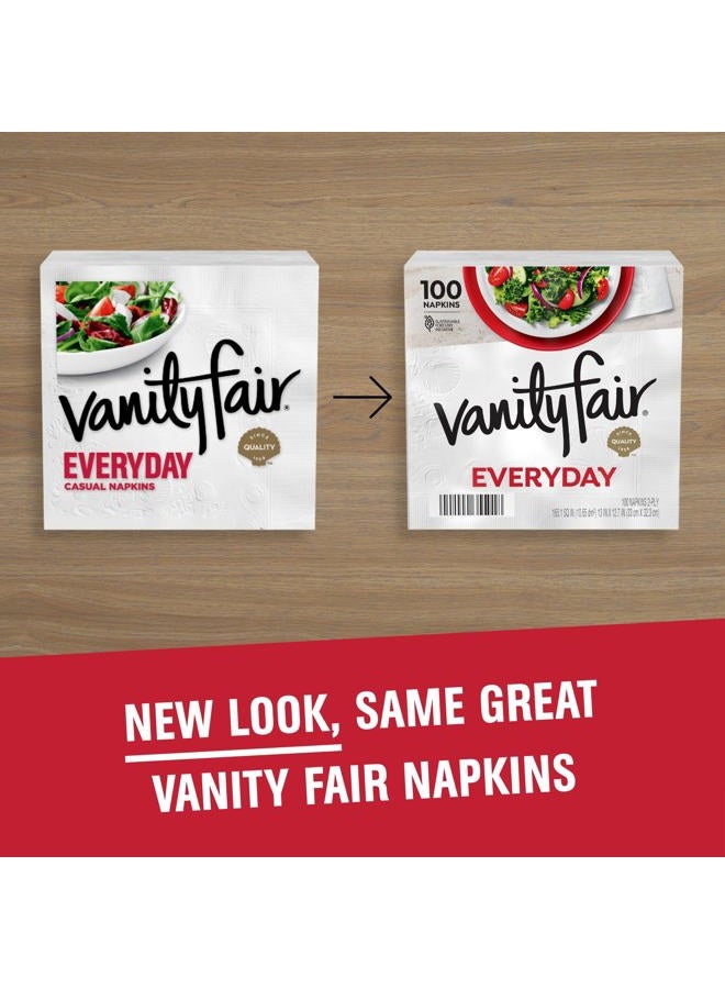 Vanity Fair Everyday Paper Napkins, 200 Count, Disposable Napkins Made Soft And Smooth For Everyday Meals - Image 3