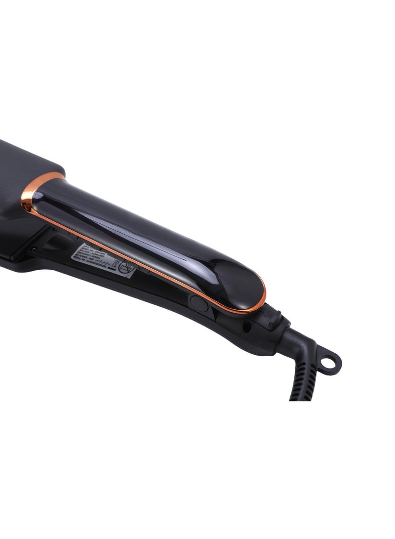 SONASHI Hair Straightener – Max Temperature up to 230°C | Ceramic Coating Plates | PTC Heating On/Off Switch | Temperature Control with LED Display | 360° Swivel Cord | 80W, 220–240V, 50/60Hz | SHS-2096 black - Image 4