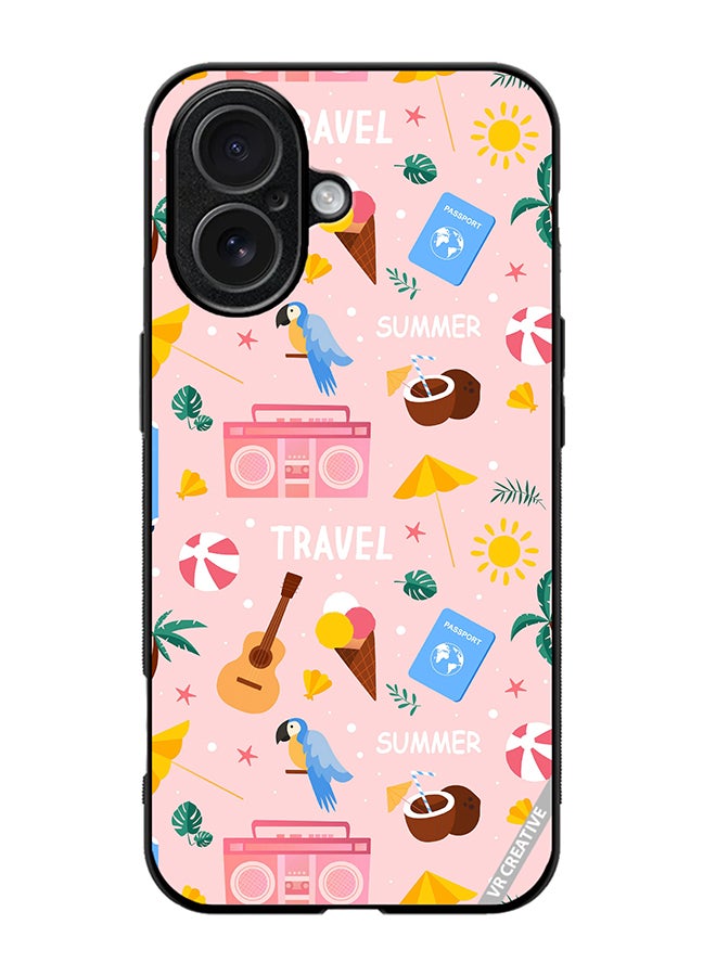 Protective Case Cover For Apple iPhone 17 Summer Season Pattern Design Multicolour
