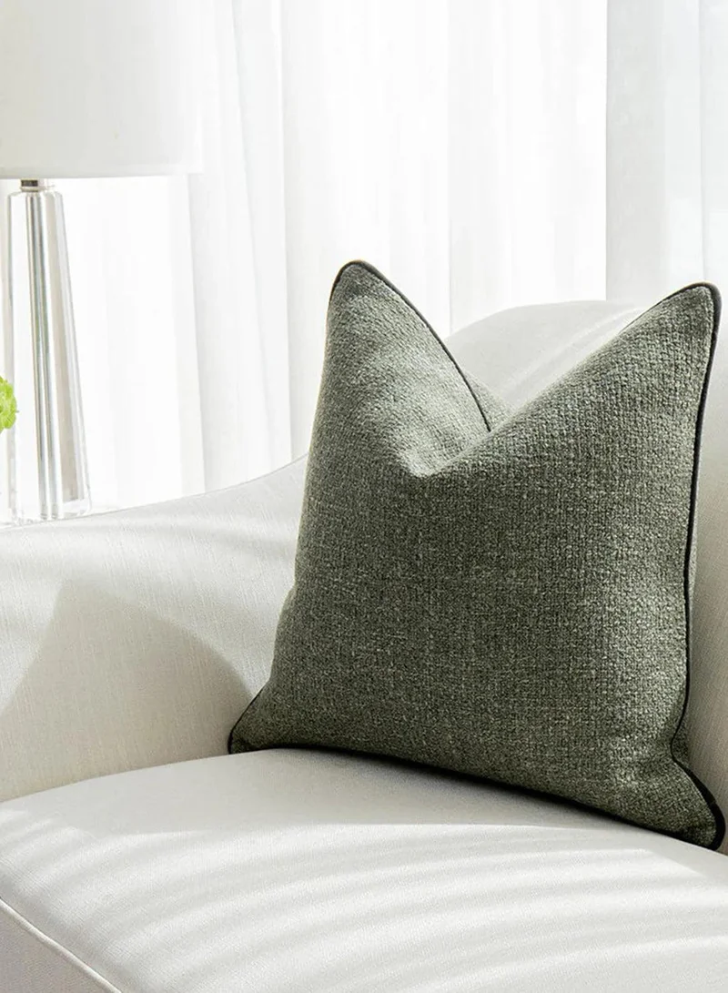KNOT HOME Cushion Harrison Sage (with filler) Pillow Knot Home Cover Set for Modern Sofa Contemporary Living Room Bedroom and Office Soft Washable