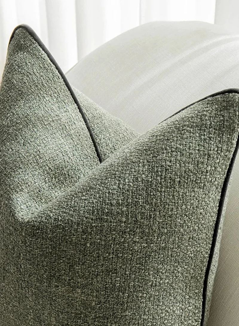 KNOT HOME Cushion Harrison Sage (with filler) Pillow Knot Home Cover Set for Modern Sofa Contemporary Living Room Bedroom and Office Soft Washable
