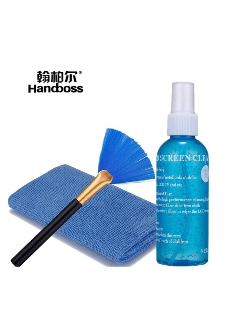 Handboss طقم تنظيف شاشة اللابتوب أزرق فاتح - Image 2