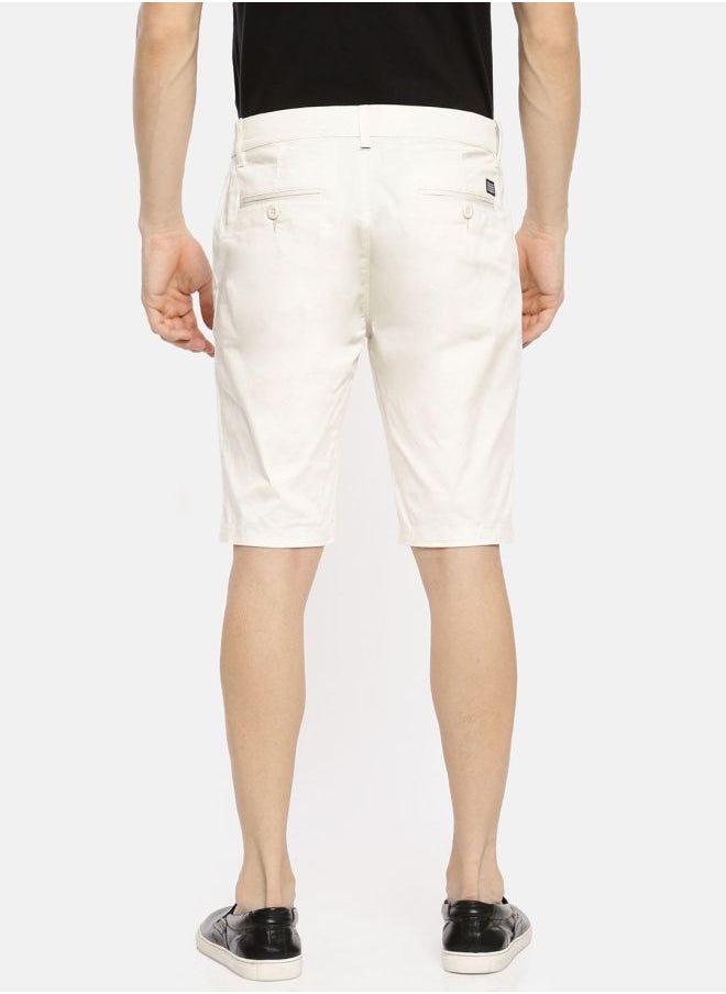 The Indian Garage Co Men Slim Fit Solid Mid-Rise Woven Shorts  - Image 2