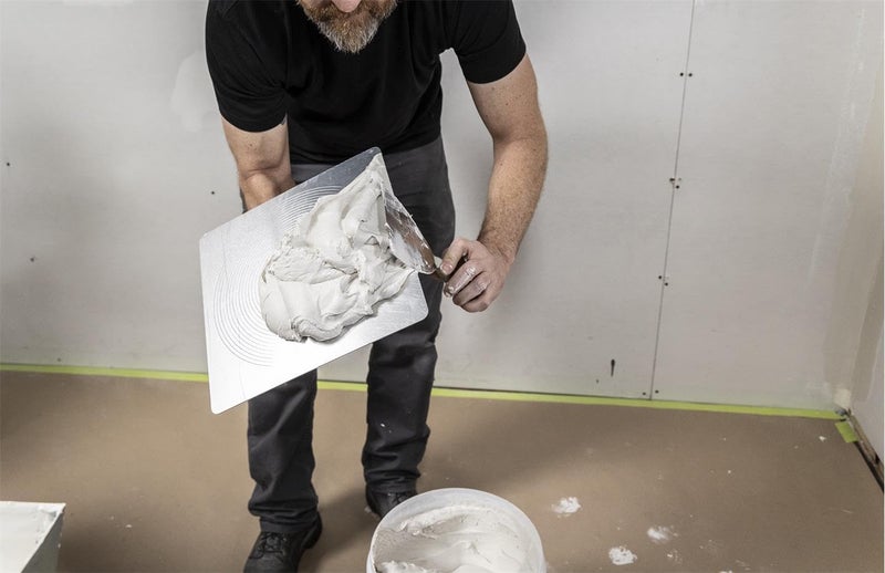 MARSHALLTOWN Hawk, 13Inch Aluminum Blade, Includes Callus Preventer and DuraSoft Handle, Masonry, Drywall, Made In the USA, 1D - Image 5