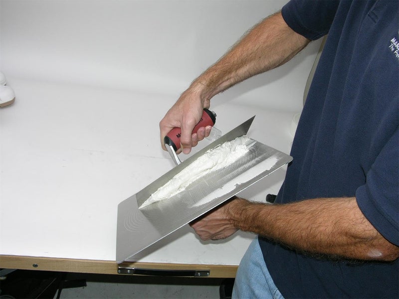 MARSHALLTOWN Hawk, 13Inch Aluminum Blade, Includes Callus Preventer and DuraSoft Handle, Masonry, Drywall, Made In the USA, 1D - Image 4