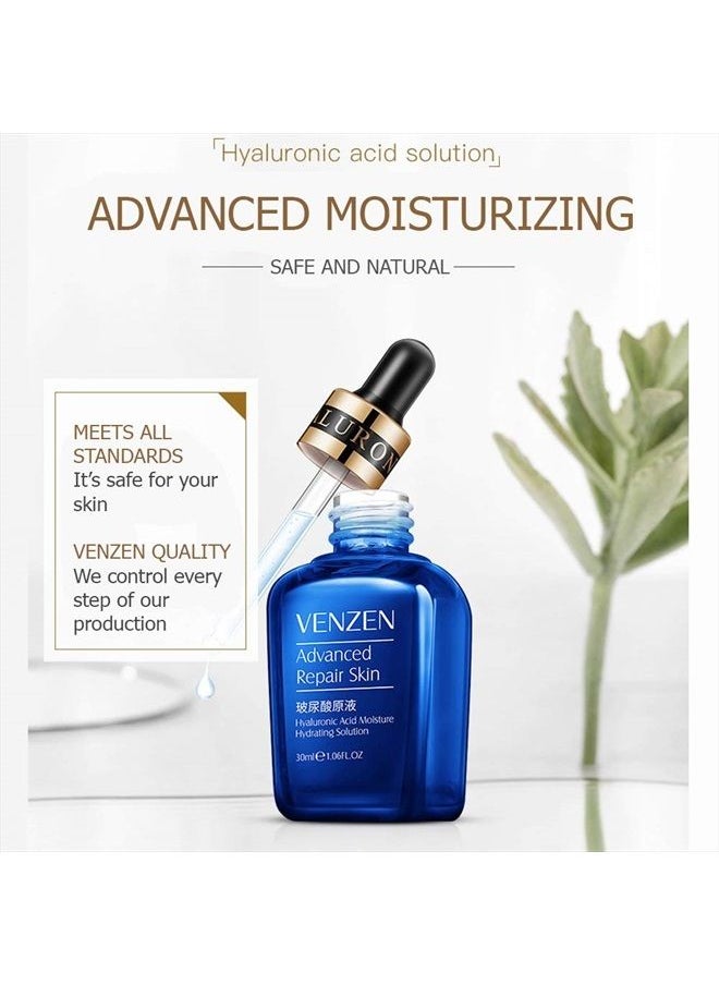 Natural Organic Advanced Repair Skin Hyaluronic Nicotinamide Oligopeptide Hydrating Solution 30ml (HYALURONIC)