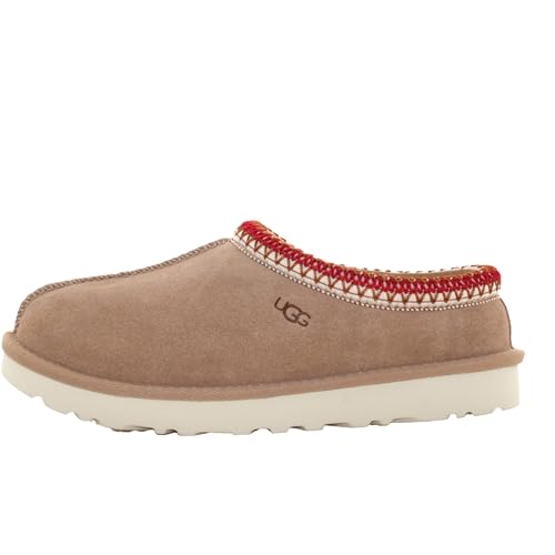 UGG Women's Tasman Slipper, Sand/Dark Cherry, 6 - Image 5